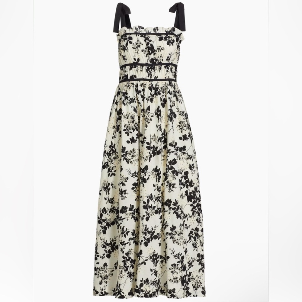 NWT En Saison Vivi Floral Eyelet Midi Dress, Small
